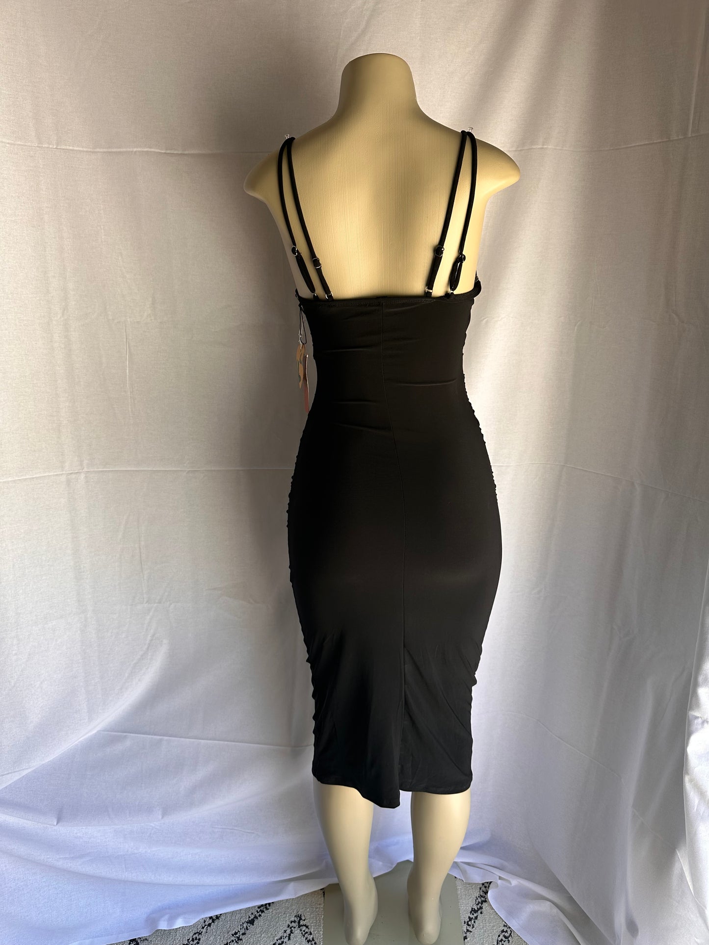Cowl neck bodycon madi dress