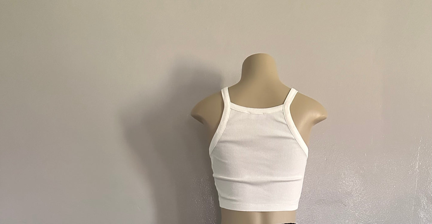 White/ivory tank top