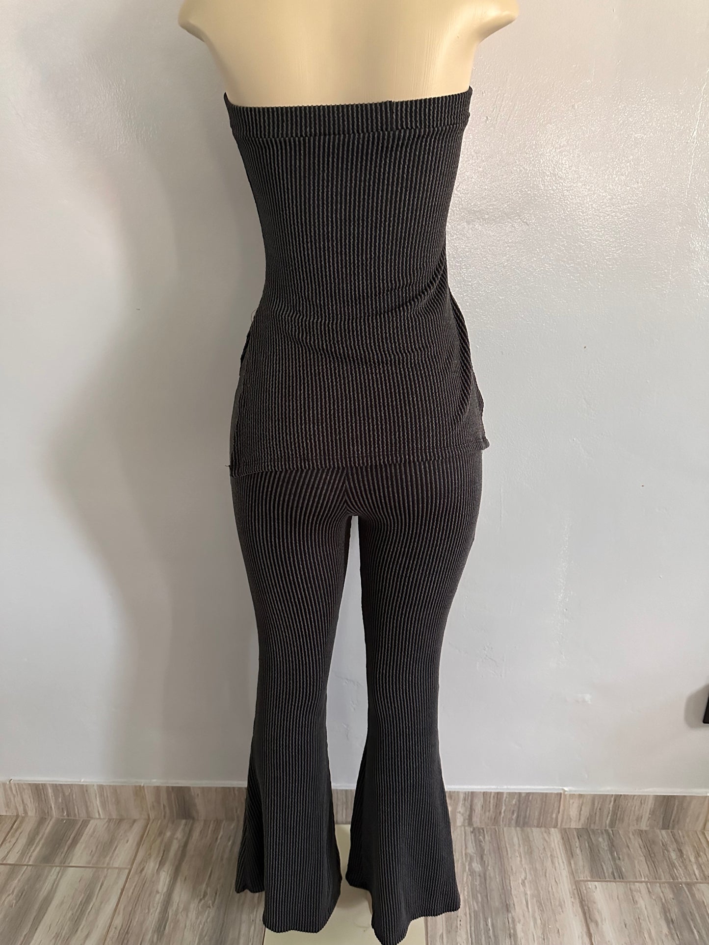 Ribbed set tube/pants