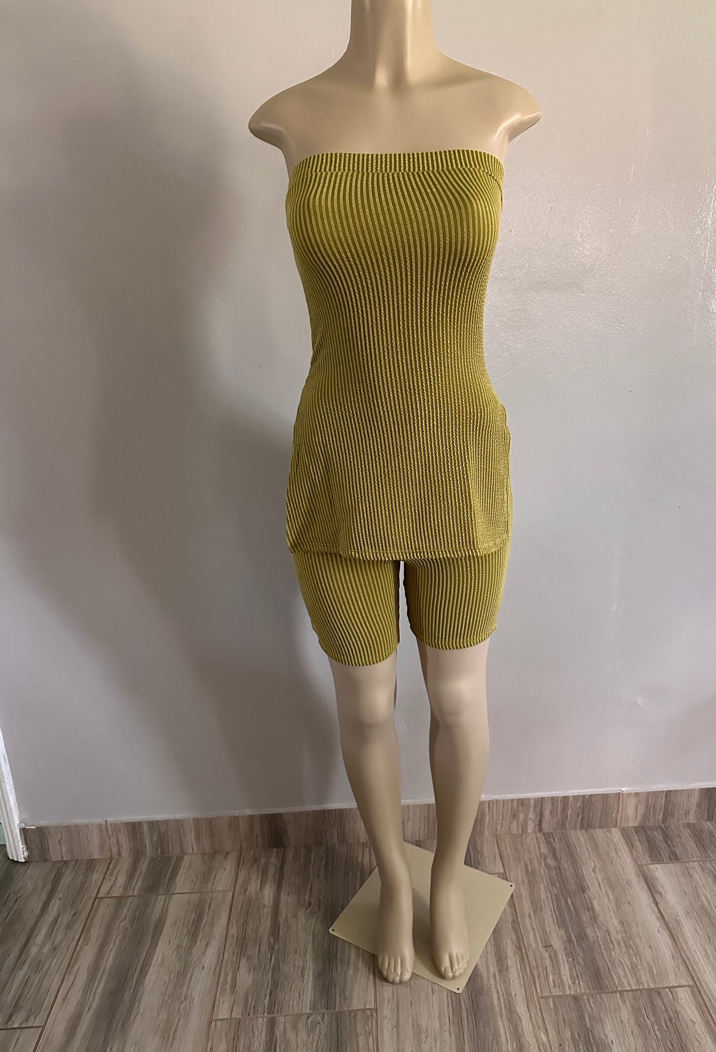 Ribbed set shorts