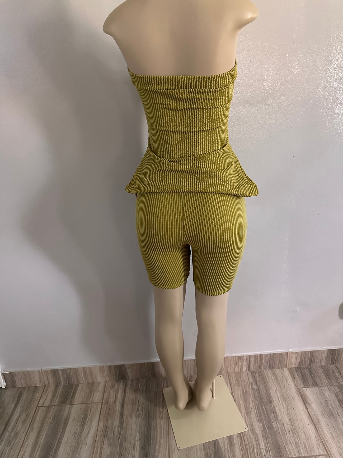 Ribbed set shorts