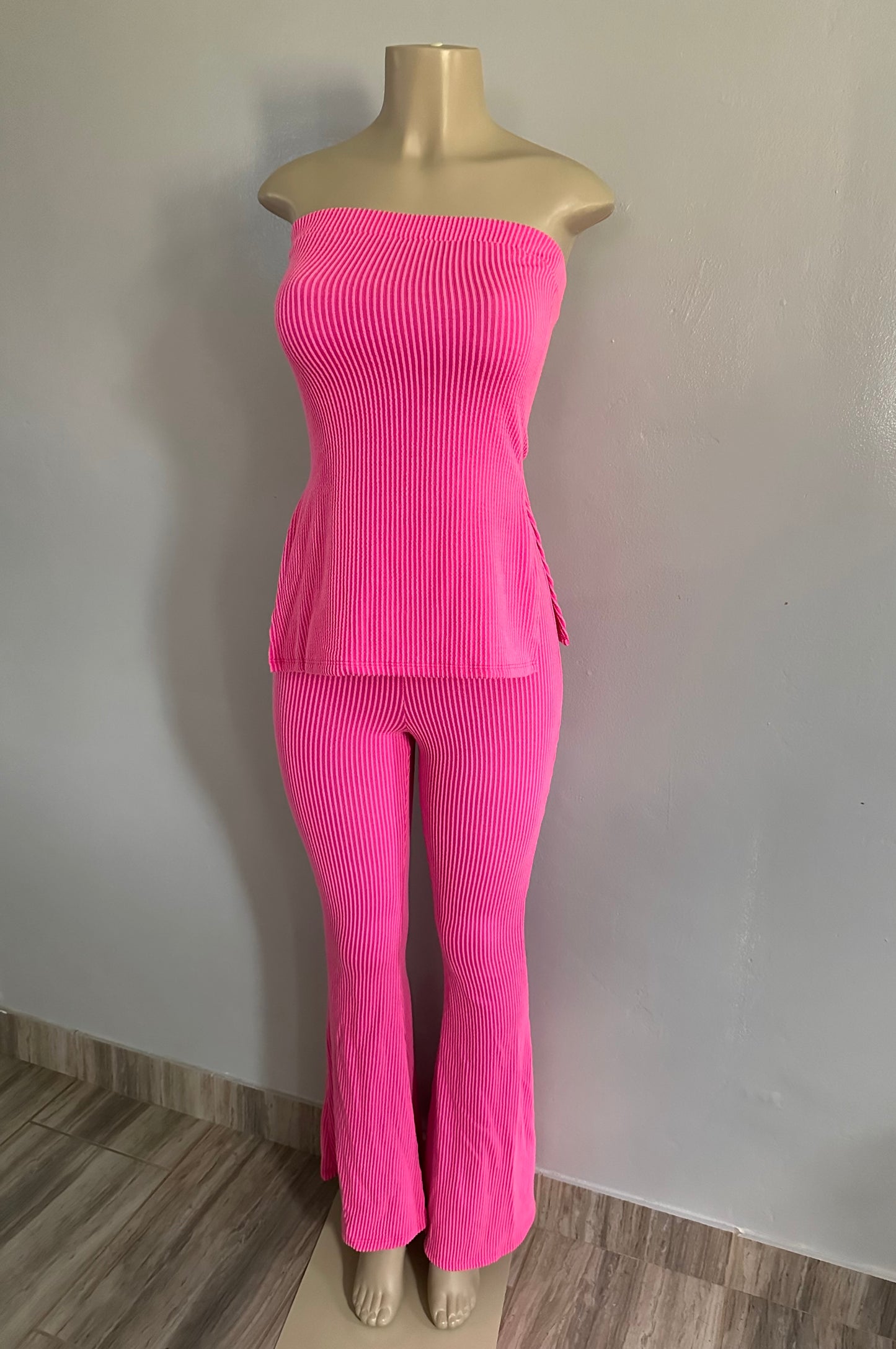 Ribbed set tube/pants